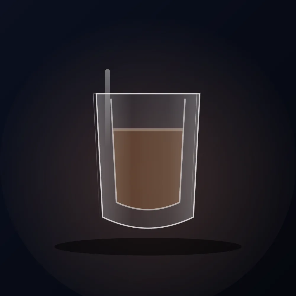 Double-Wall Borosilicate Coffee Cup 250 ml