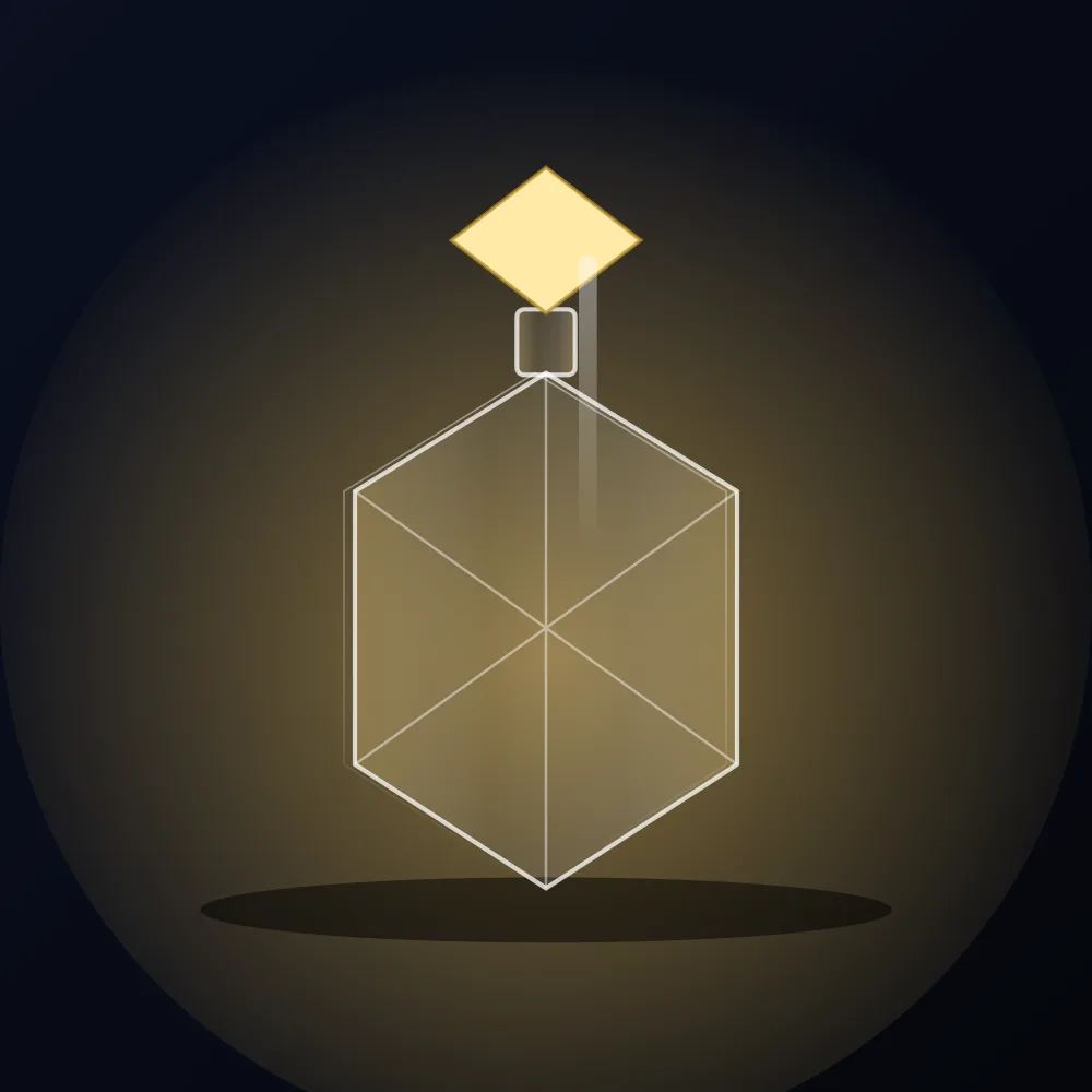 Hot-Fused Decorative Perfume Bottle 80 ml
