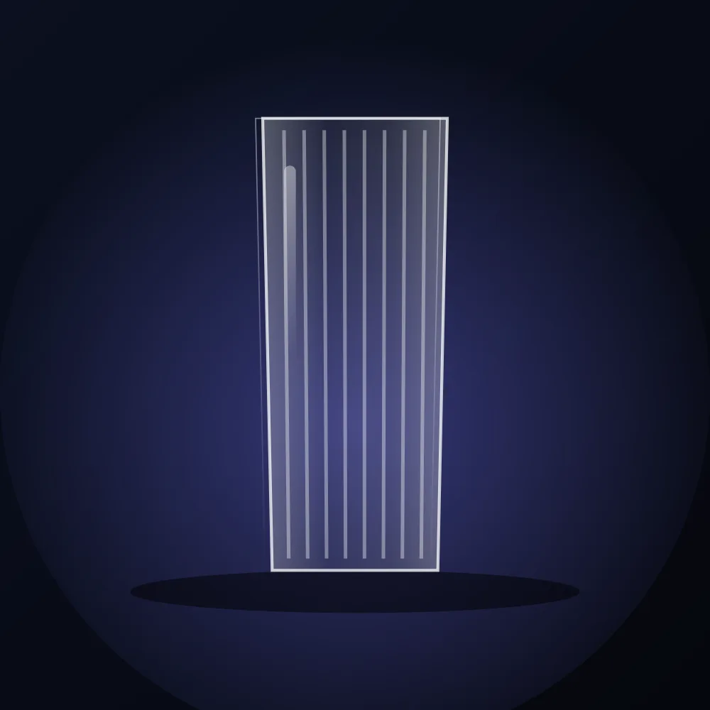 Ribbed Highball Glass 400 ml